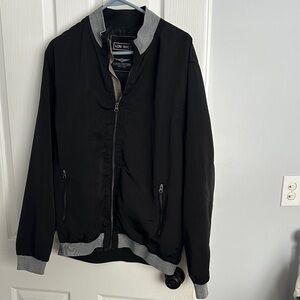 Black Bomber Jacket for Men